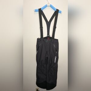 Arctica Women's Black Ski Snow Bib Pants with Suspenders Side Zip Size XS